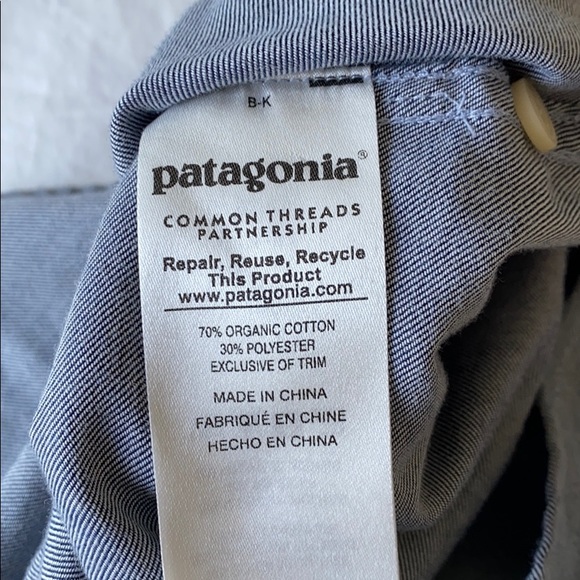 Patagonia Long-sleeve Short Tunic Grey Xs - Picture 7 of 7